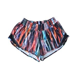 Lululemon Hotty Hot II Shorts Chroma Fusion Multicolored Size 4 Athletic Running